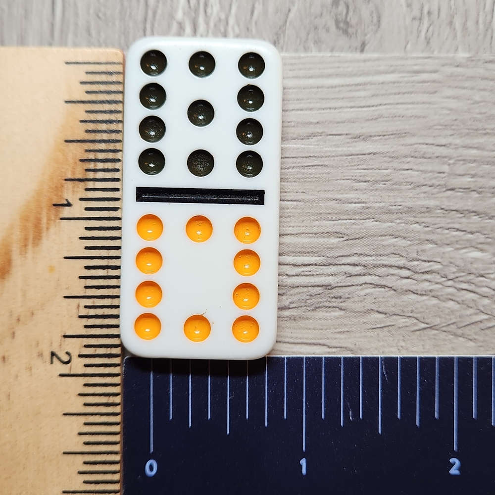 10:11 Replacement Dominoes Large Dot Shiny Color 2 X 1 X 1/4th